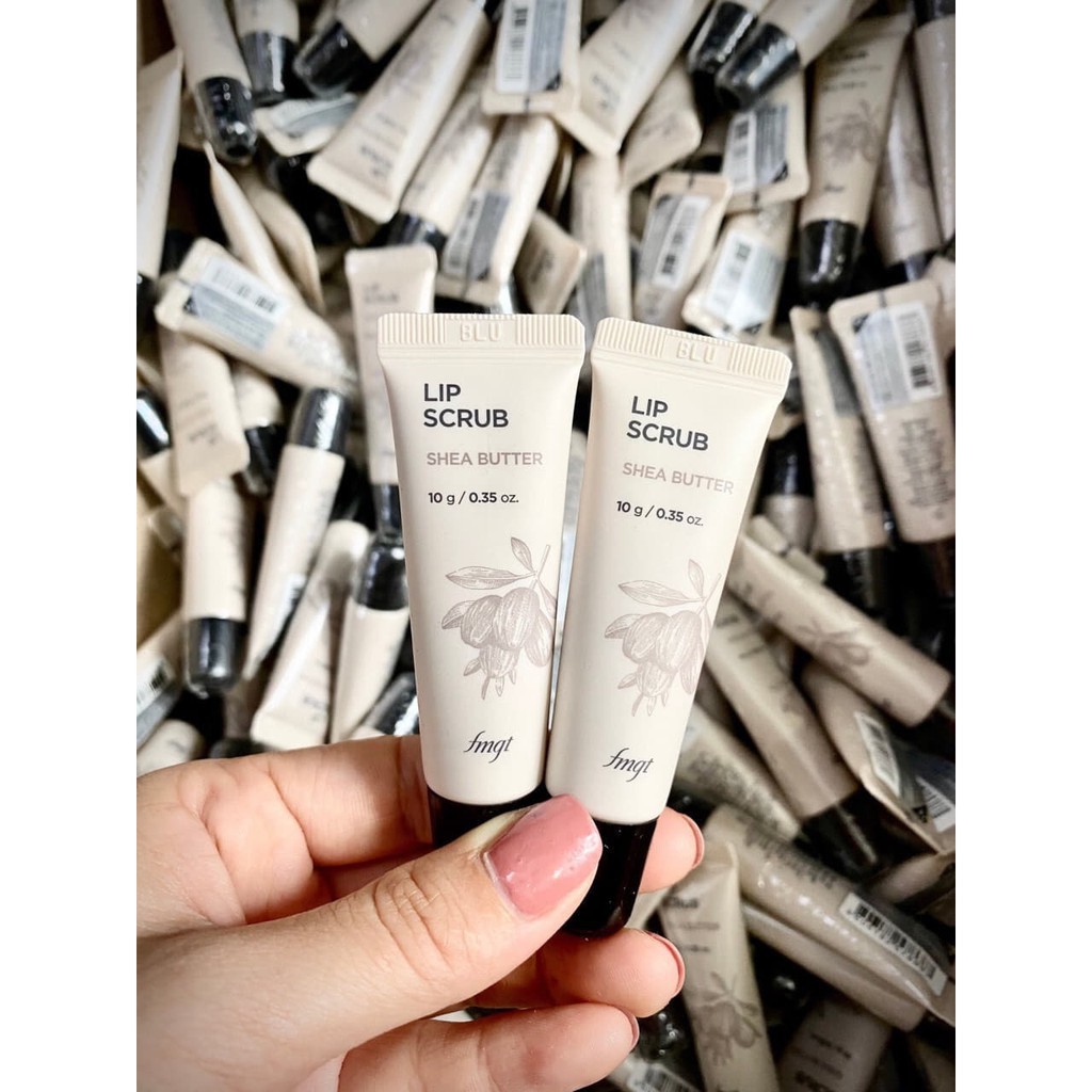 Tẩy da chết TheFaceShops Lip Scrub Shea Butter môi mềm, mịn màng - HONGS BEAUTY | BigBuy360 - bigbuy360.vn