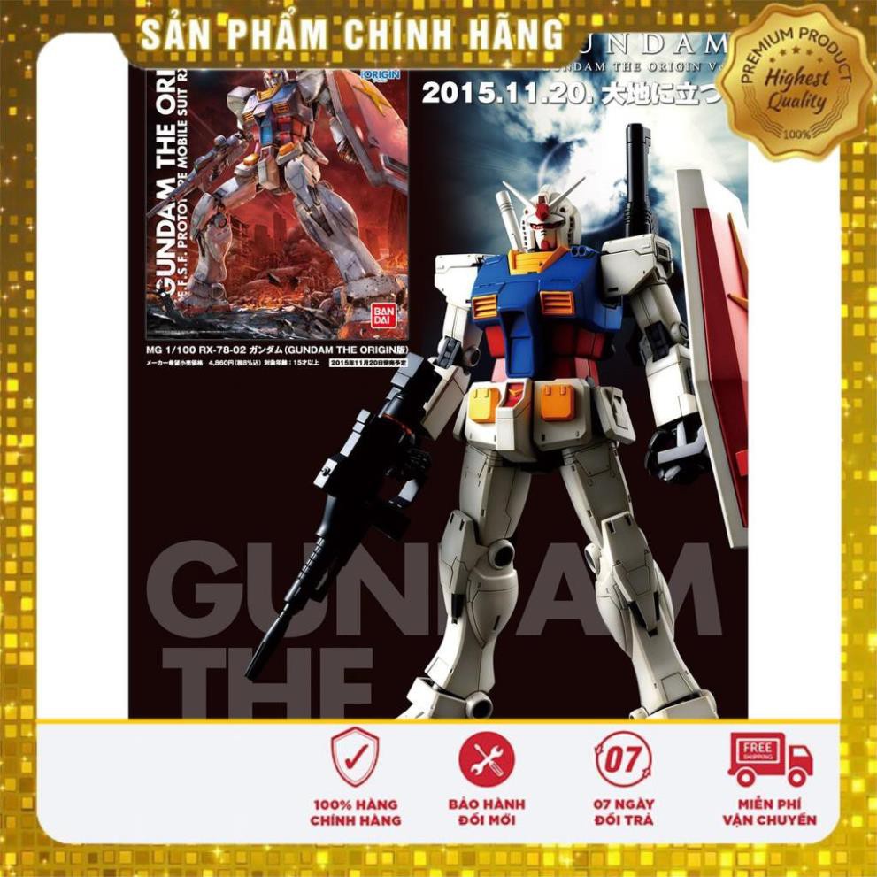 Đồ chơi trẻ em - Mô hình lắp ráp Gundam Bandai Mg Rx-78-2 Origin 1/100 Uc