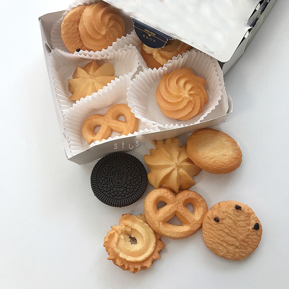 Kẹp tóc hình bánh quy 3D nhỏ xinh cho nữ