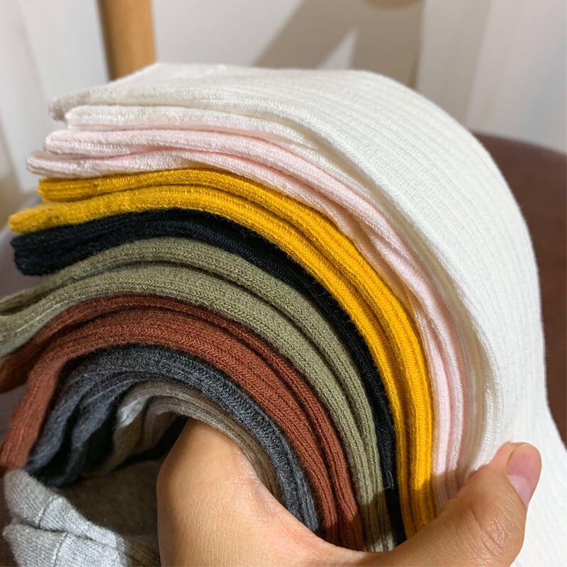 Tất Đùi Len Đính Nơ Ruy Băng Phong Cách Tiểu Thư Vintage TK013