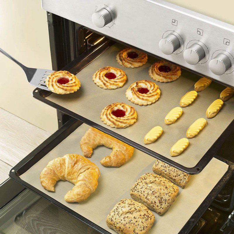 Vải dầu nướng bánh chịu nhiệt tái sử dụng - Vải nướng bánh chống dính 40x60cm