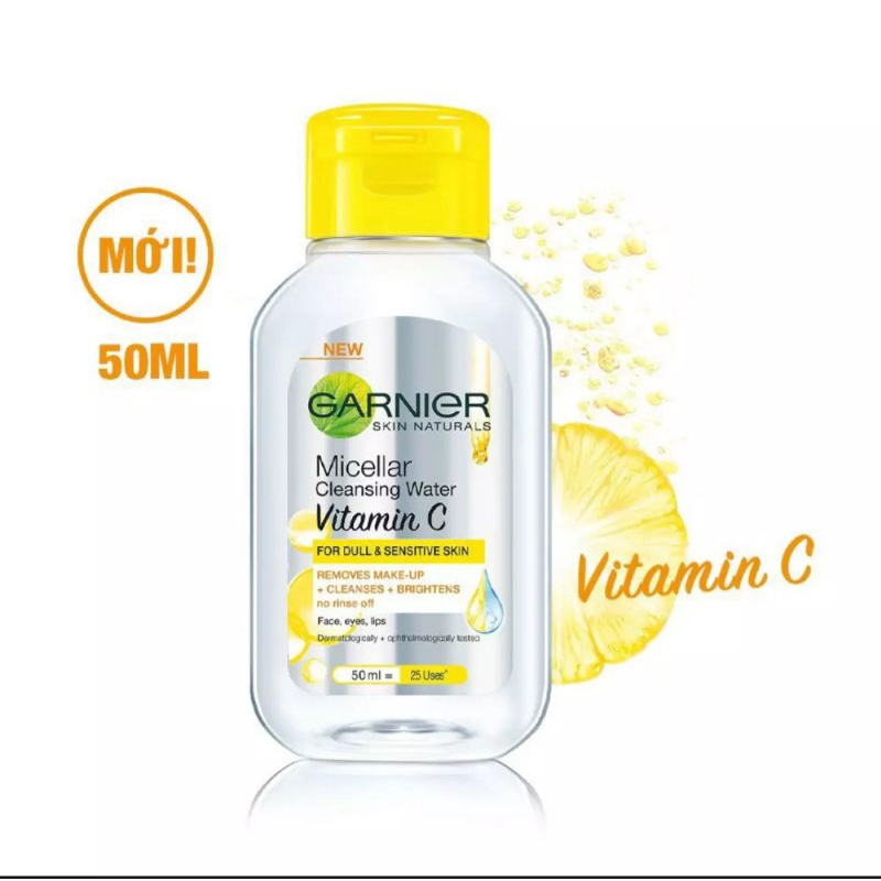 Nước tẩy trang Garnier vitamin C 50ml