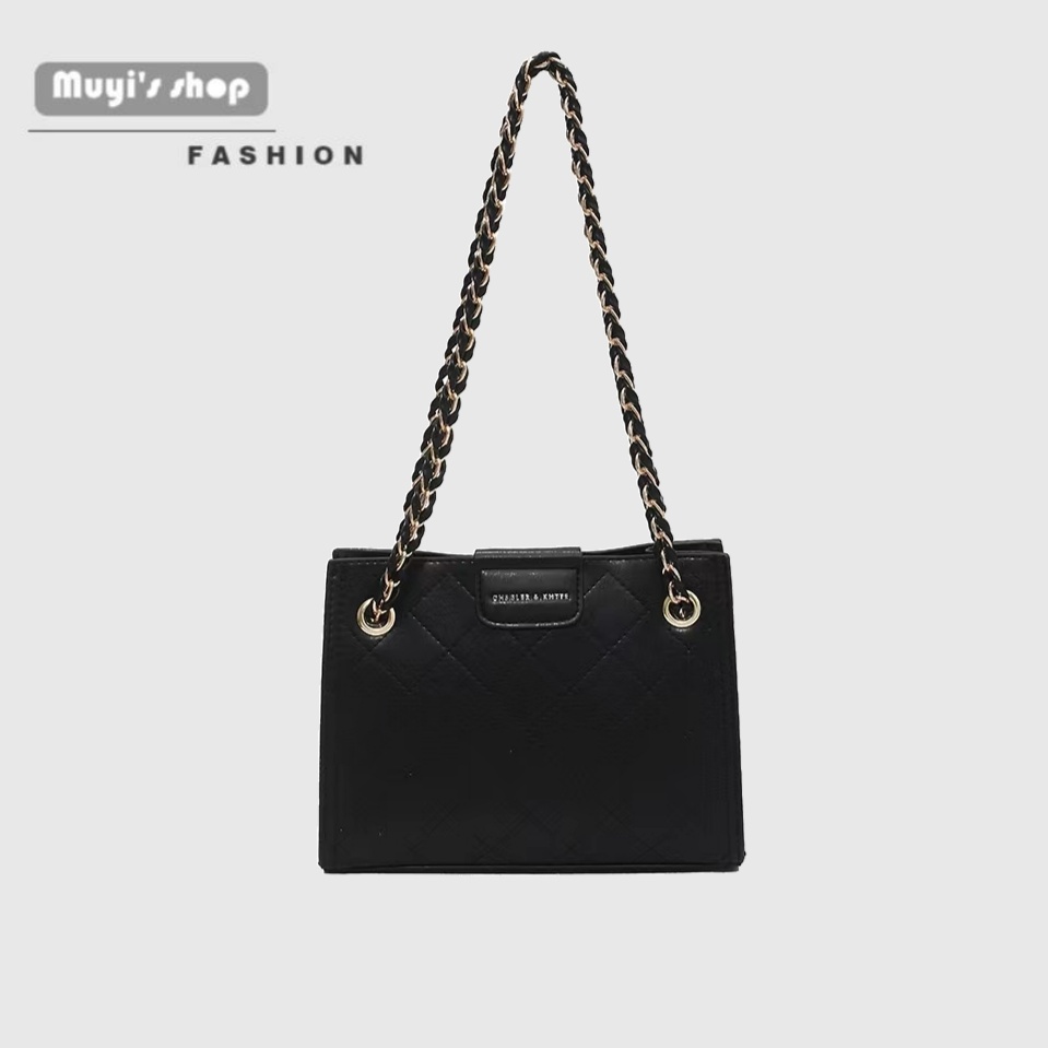 Túi Đeo Vai Cỡ Lớn Phối Dây Xích Thời Trang