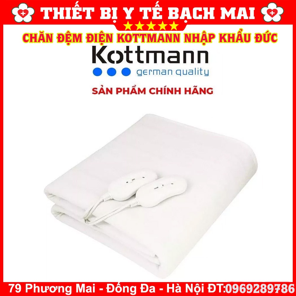 Chăn Đệm Điện KOTTMANN Nhập Khẩu Đức, Đệm Sưởi Điện Đôi KOT130W