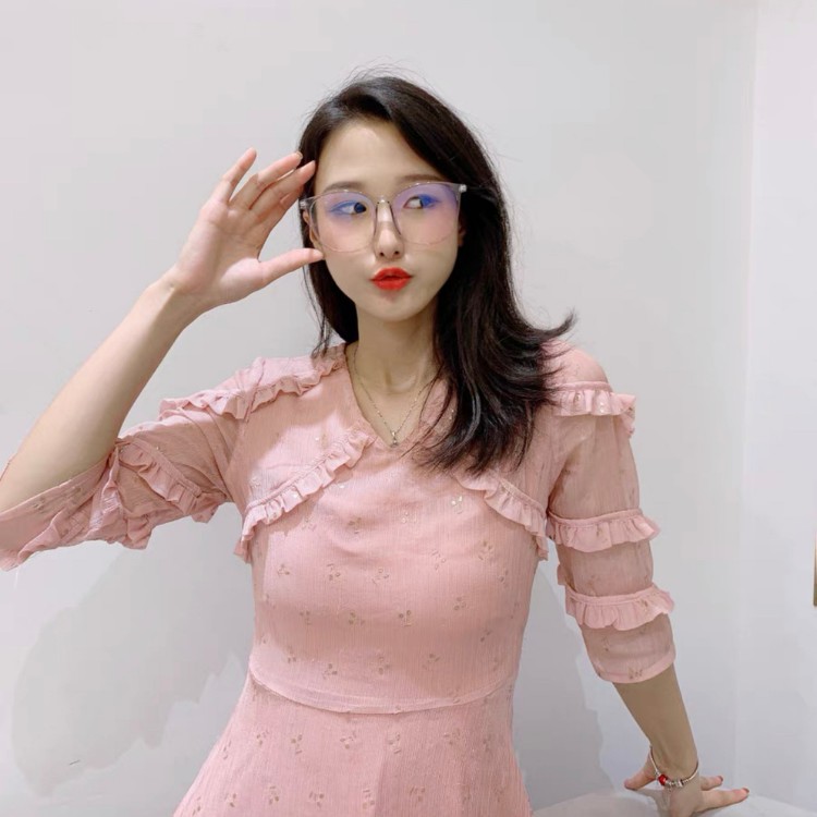 Mắt kính nữ thời trang siêu HOT 2021 kính giả cận gọng tròn trong suốt LATIO KM1 | BigBuy360 - bigbuy360.vn