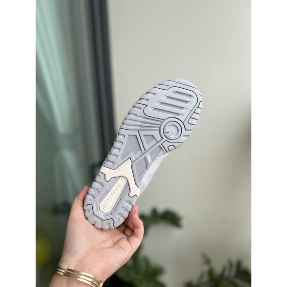 Giày Sneaker NB New 550 White Grey|NB Trắng Xám Siêu CẤp-Ảnh Tự Chụp