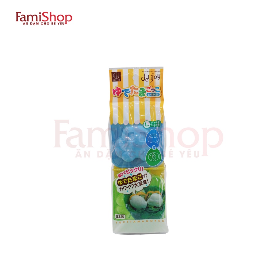 FamiShop Khuôn tạo hình cơm, trứng hình cá và ô tô Kokubo