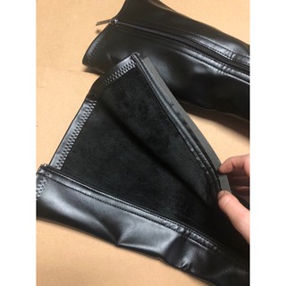 Boots đùi da khoá kéo Fullbox