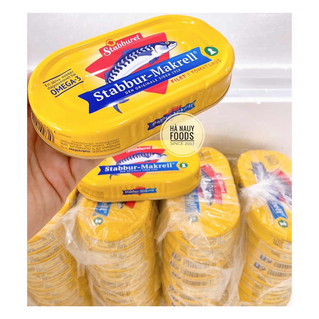 Cá Hộp Nauy Phile Nguyên Lát Sốt Cà Chua 170gr