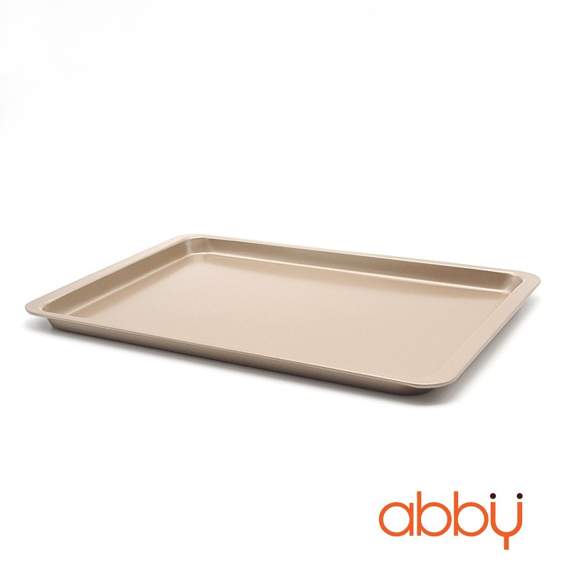 Khay nướng bánh 37x26x2cm màu vàng (Pro)