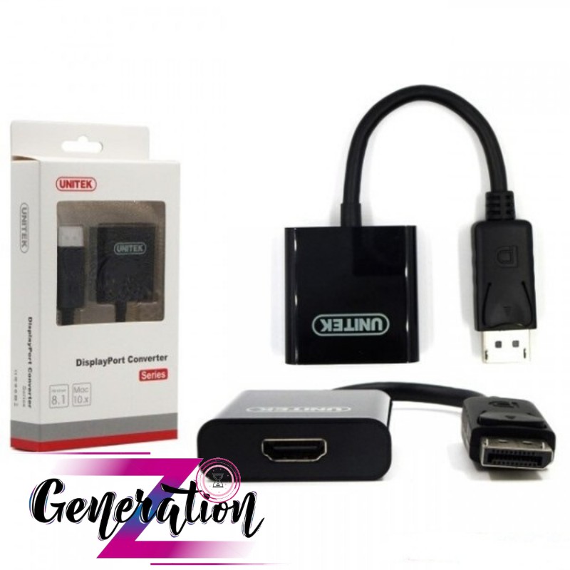 Cáp Chuyển Displayport To HDMI Unitek Y-C 5118DA