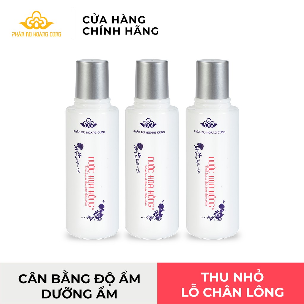 Nước Hoa Hồng Se Khít Lỗ Chân Lông, Nước Hoa Hồng Làm Sạch Da Phấn Nụ Hoàng Cung 120ml