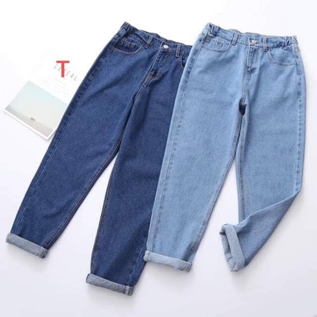 Quần bagy jeans trơn TT12