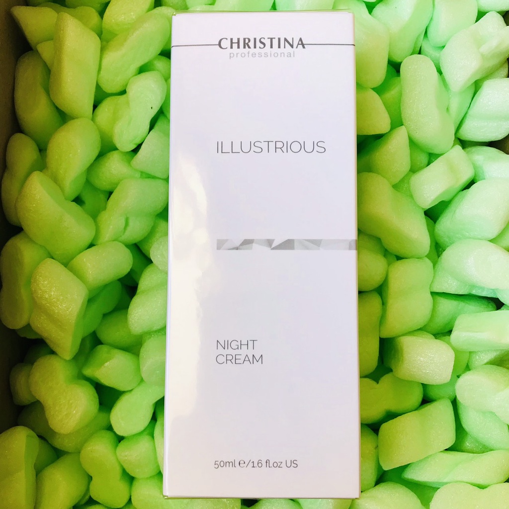 Kem dưỡng đêm Christina Illustrious Night Cream trẻ hoá, trắng sáng, mờ thâm nám- 20ml
