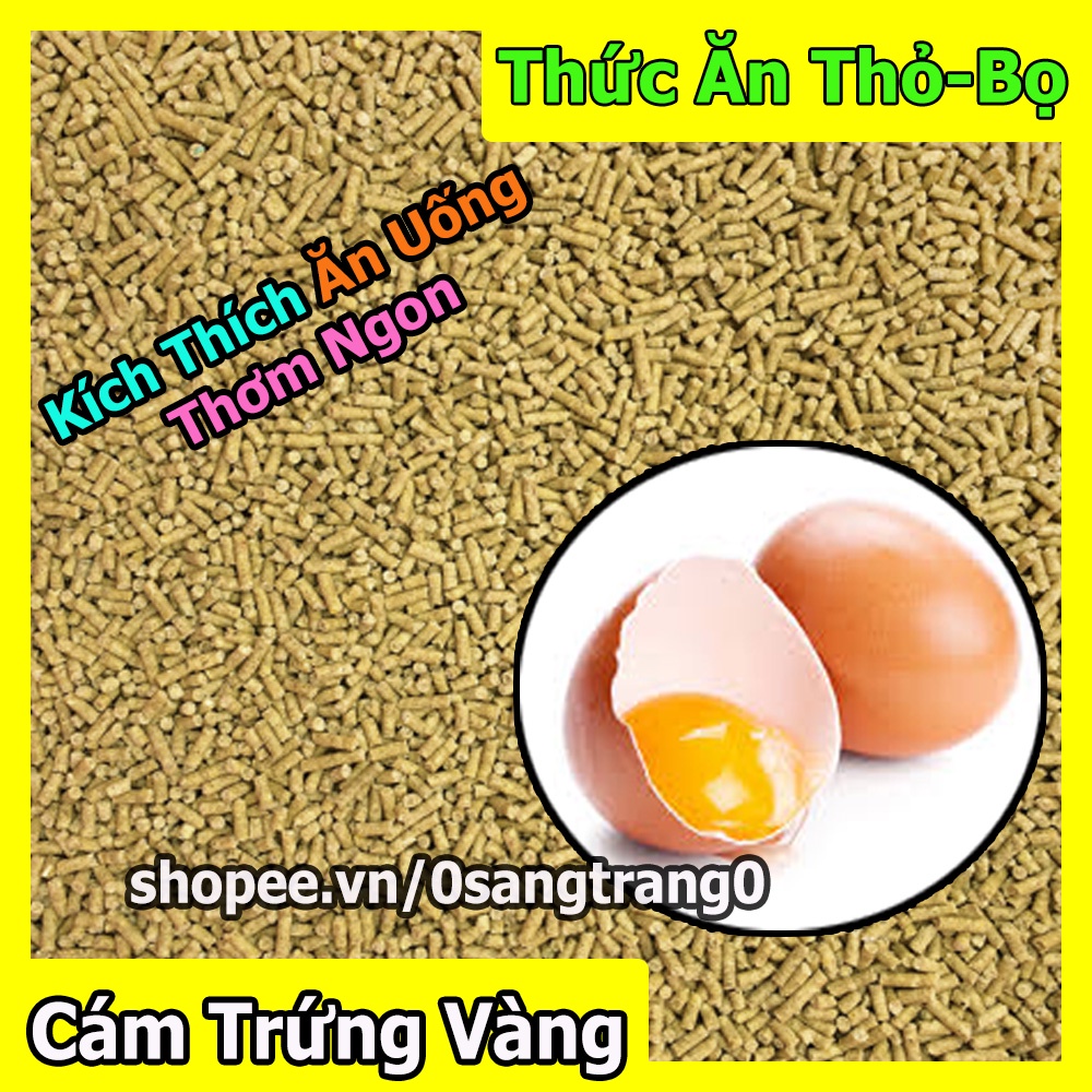 1Kg Cám Trứng Vàng Hỗ Trợ Hấp Thu Thức Ăn Cho Thỏ-Bọ Ú-Guinea Pig