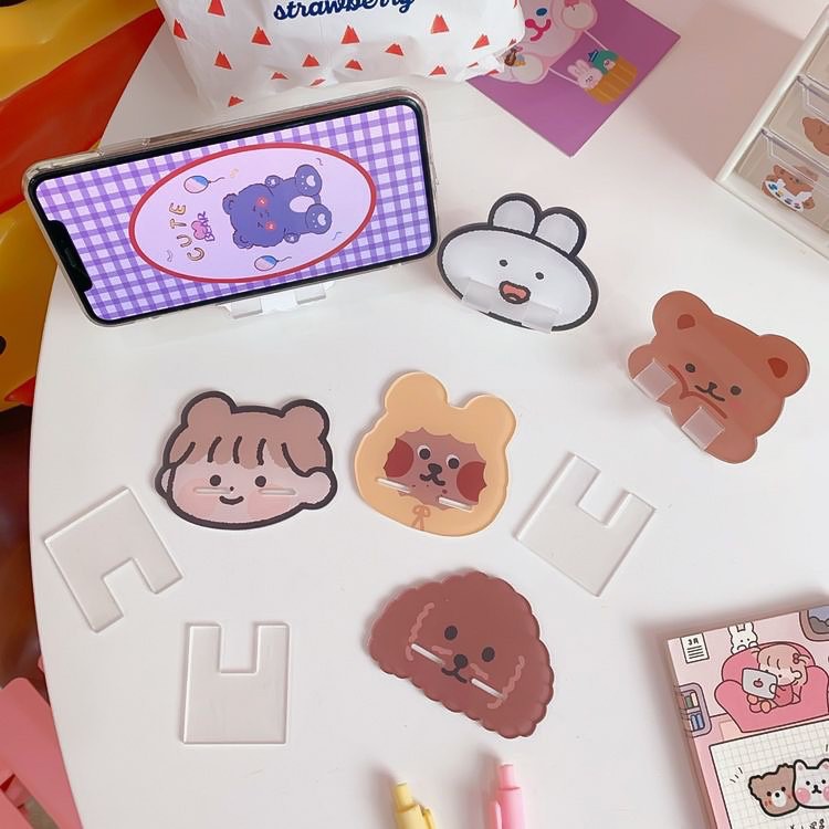Đế kê điện thoại hình thú cute Cartoon tiện dụng đáng yêu