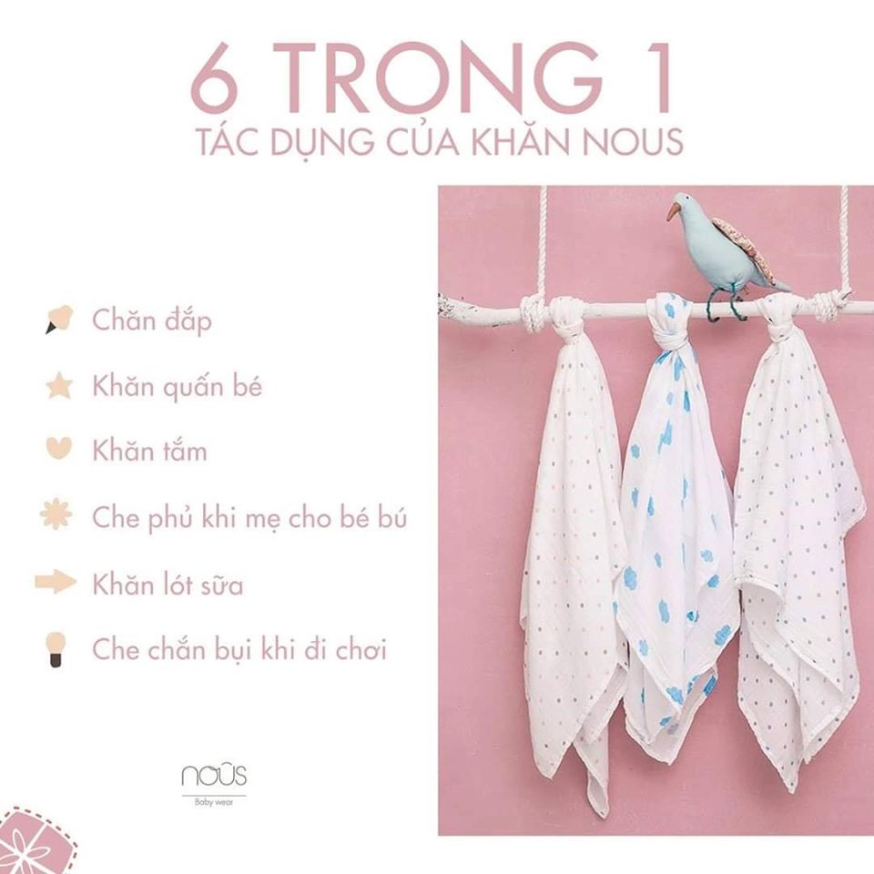 Khăn Tắm Xô Nous Mềm Mại Thấm Hút Tốt Kích Thước 120x120cm