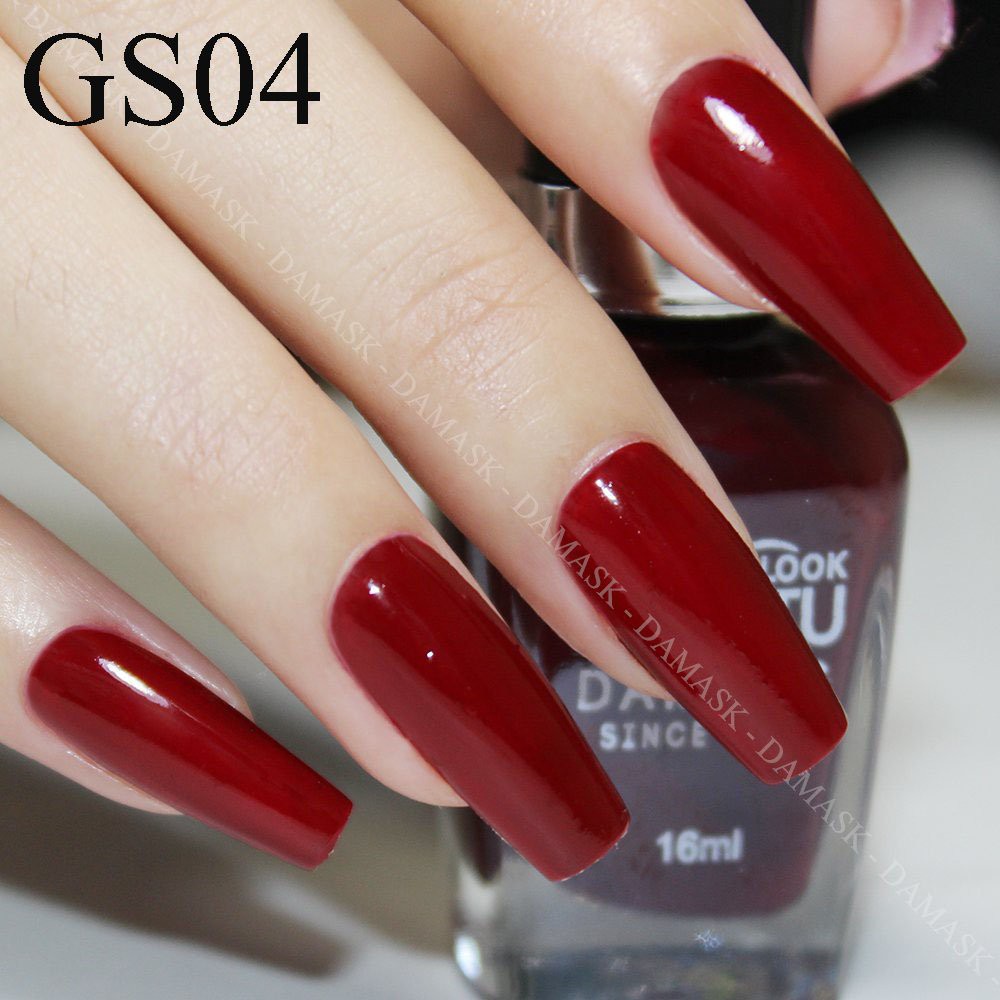 Sơn móng tay Gel lạnh Darling đỏ rượu vang No.GS04