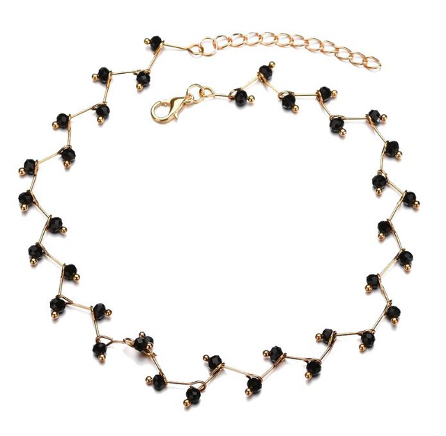 VÒNG CỔ CHOKER HẠT NGỌC (ĐEN,TRẮNG)