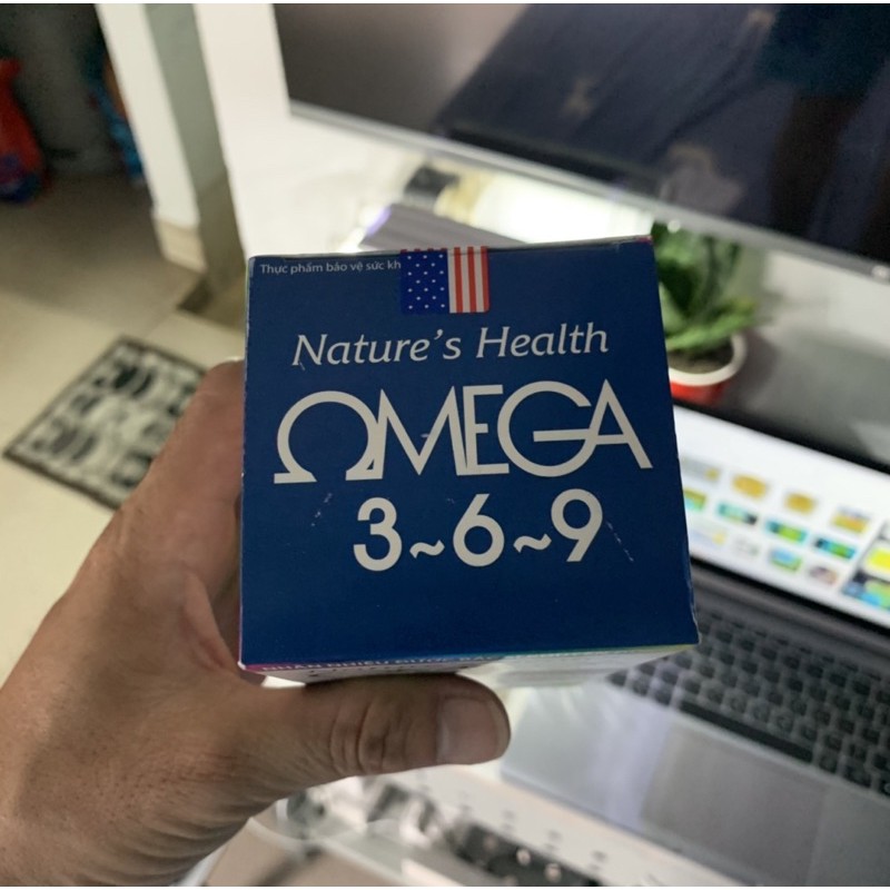 OMEGA 369 - Tăng cường thị lực cho mắt, giúp sáng mắt, tốt cho da, tim mạch