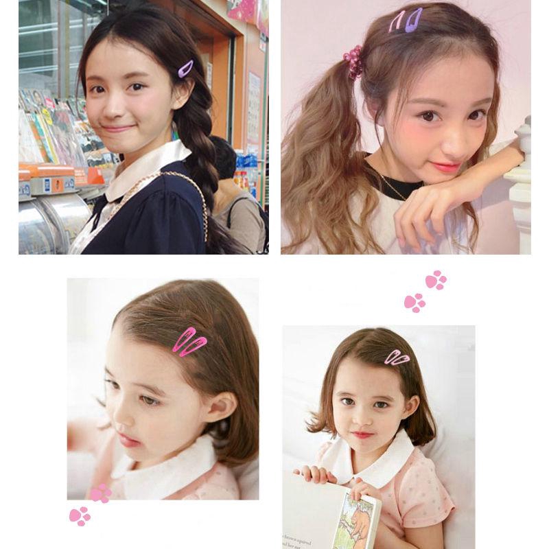 Set 10 kẹp tóc màu sắc ngọt ngào dành cho nữ