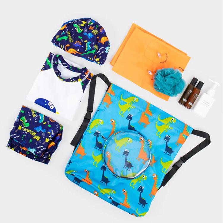 Ba lô dây rút chống nước đựng đồ đi bơi tiện lợi cho trẻ em