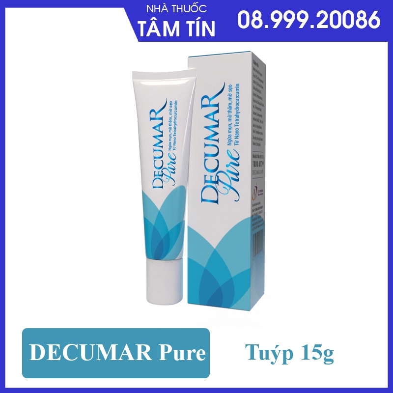 DECUMAR PURE - gel mụn trong suốt từ nghệ Nano