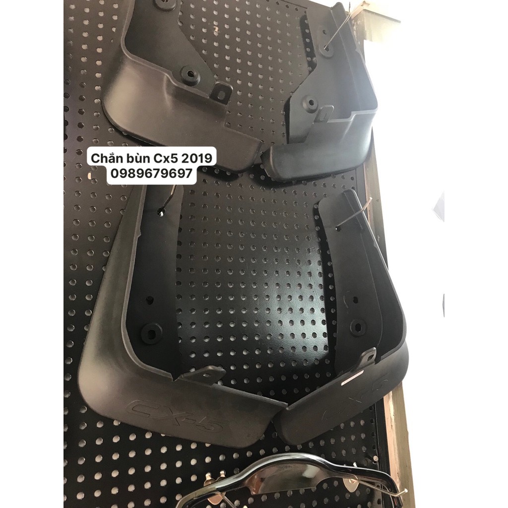 Chắn bùn bánh ô tô Mazda Cx5 2015-2022 bộ chắn bùn 4 bánh xe, Nhựa dẻo bền bỉ