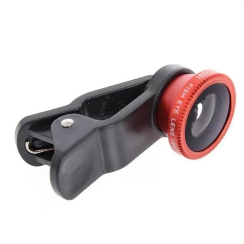 Ống lens Camera điện thoại 3 IN 1 (Đỏ)