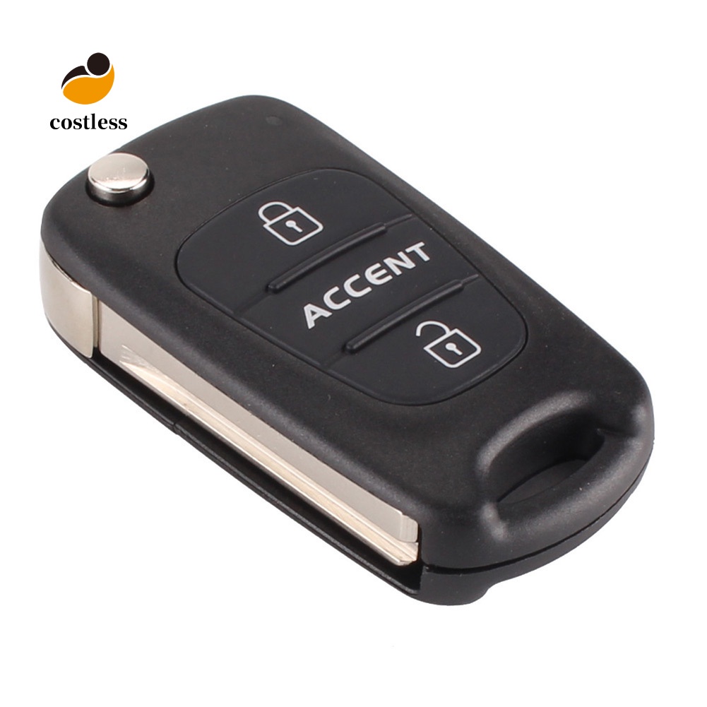 Túi Đựng Đồ Dùng Cao Cấp Tiện Dụng| Vỏ ChìA KhóA ĐiềU KhiểN Từ Xa, 3 NúT BấM Cho Hyundai Accent