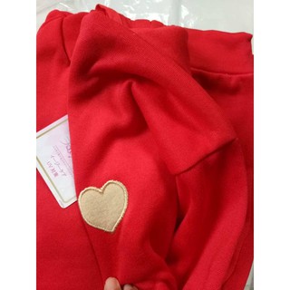 Áo tim nỉ bông siêu kute