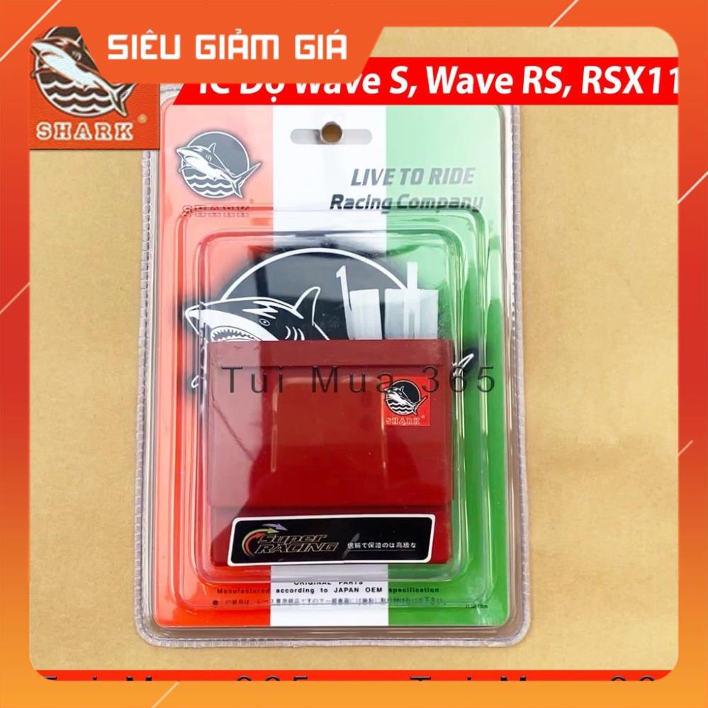 IC Shark Mở Tua Honda Wave S110, RS110, RSX110 chính hãng