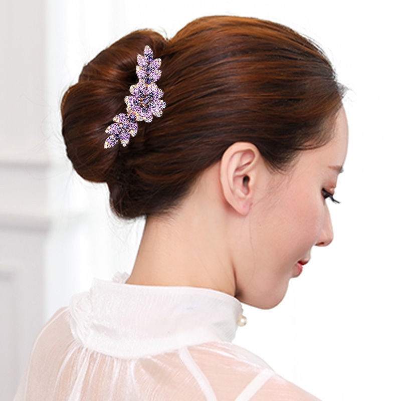 Lược Cài Tóc Đính Đá Sang Trọng Cho Nữ