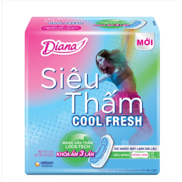 Băng vệ sinh Diana siêu thấm