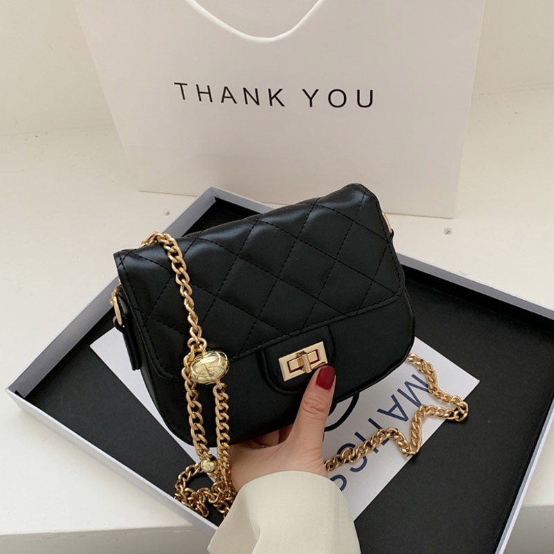CHANEL Túi đeo chéo vai hình vuông cỡ nhỏ thời trang sành điệu cho nữ