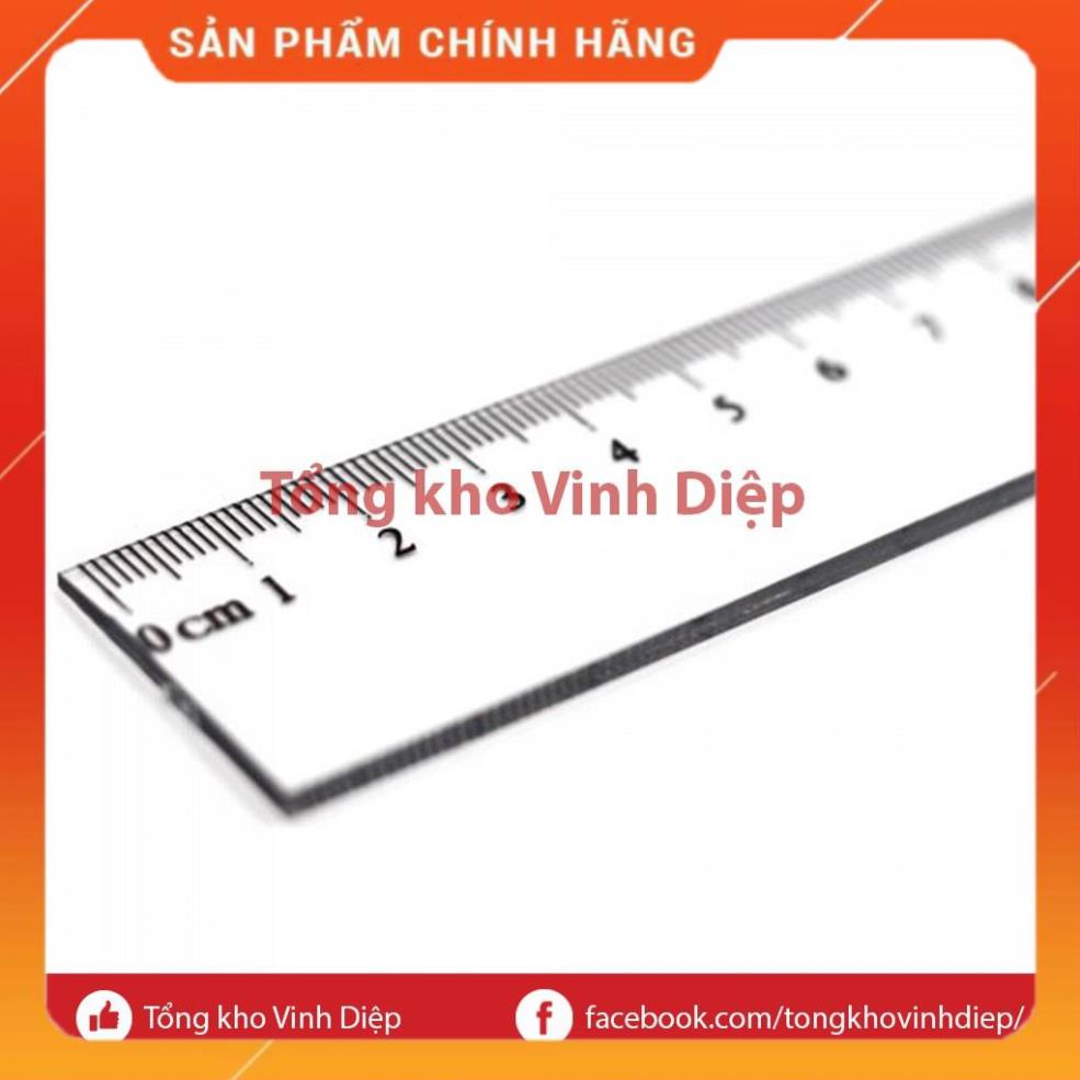 Thước kẻ học sinh nhựa mica Kewen 20cm 30cm