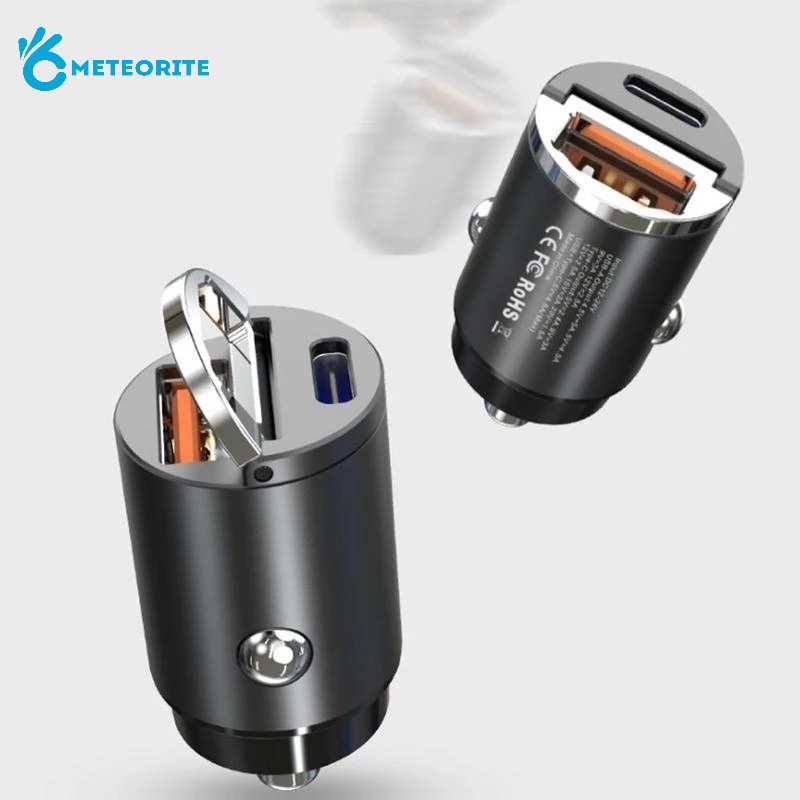 Bộ Sạc Nhanh USB Kép QC 4.0 3.0 PD+QC/PD+PD Dành Cho Xe Hơi