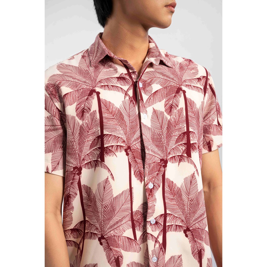 Áo sơ mi Tay ngắn Họa tiết Lira, Vải lụa Thoáng mát, Chống nhăn Form Regular Fit, Chuẩn đẹp , Năng động DS04 - DANNYTOM | BigBuy360 - bigbuy360.vn