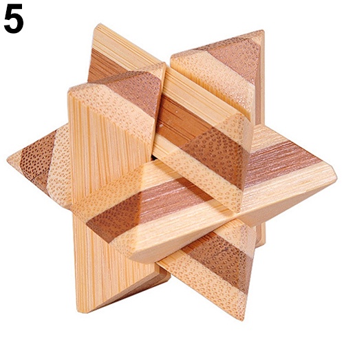Đồ Chơi Mở Khóa Khổng Minh Bằng Gỗ Cho Bé