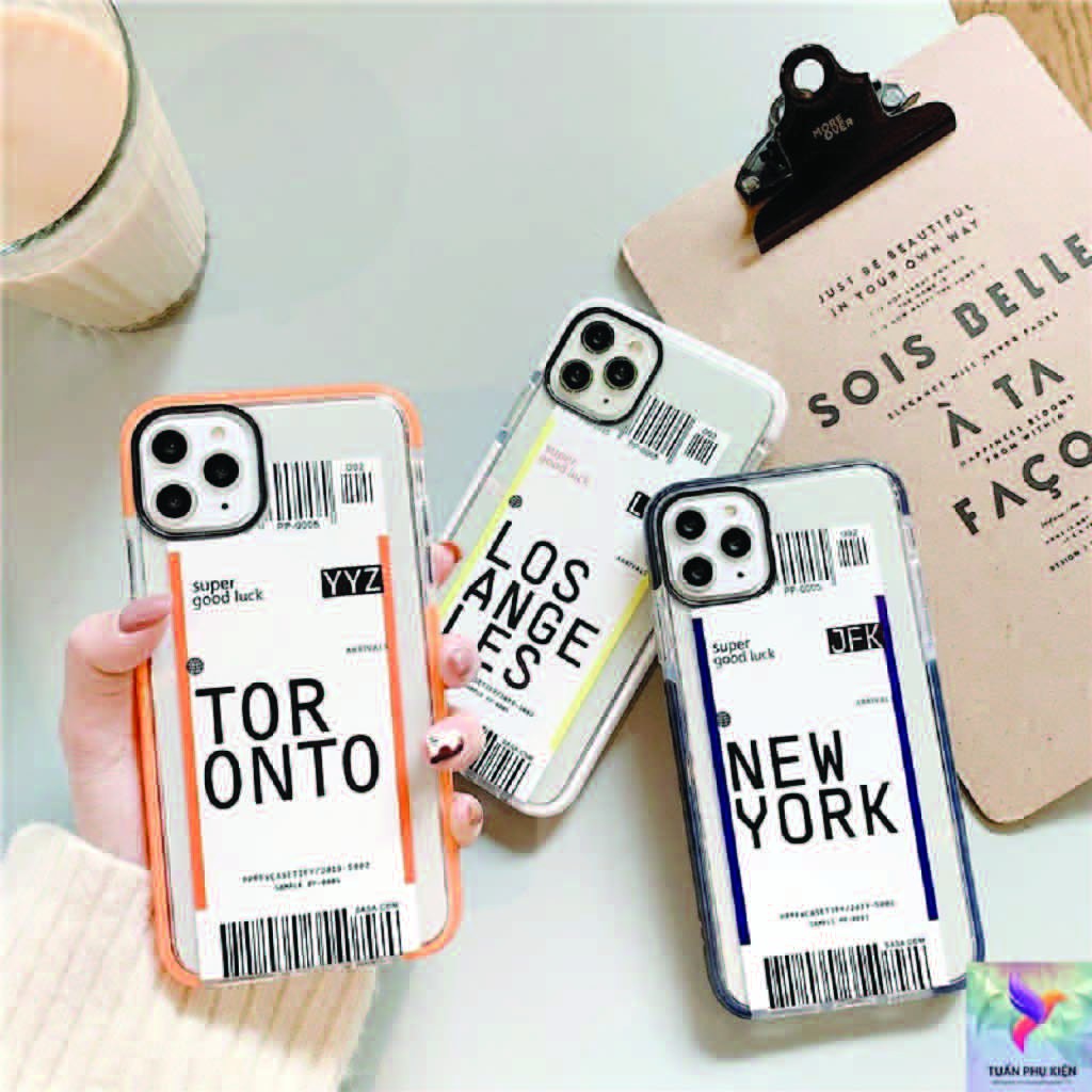 Ốp Lưng Iphone ⚡ Ốp Lưng Điện Thoại Iphone Ticket Chất PM ⚡ Full Size Từ Iphone 6 - 11 Promax - Tuấn Case 75