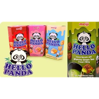 Lốc 10 Hộp Bánh Gấu Meiji Hello Panda 4 Vị Lựa Trọn 50gr