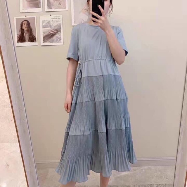 VÁY XẾP LY BẦU (40-70kg)