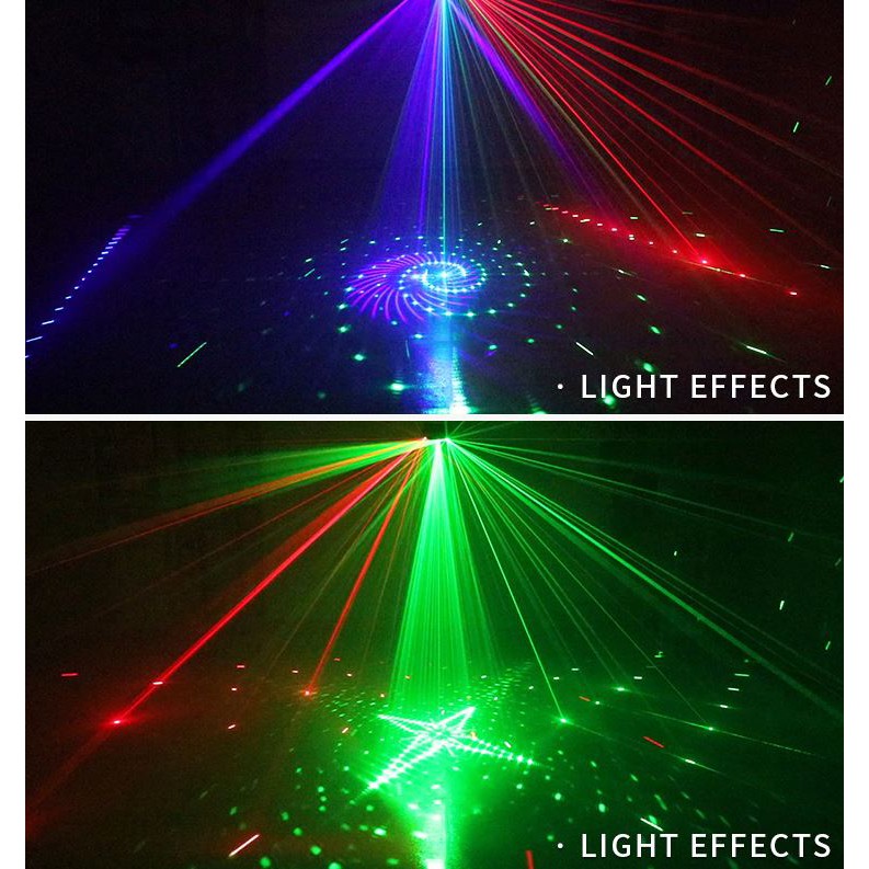 Đèn Laser Vũ Trường, Bar, Club, Sân Khấu, Karaoke,..Đèn 9 Mắt ánh sáng Laze