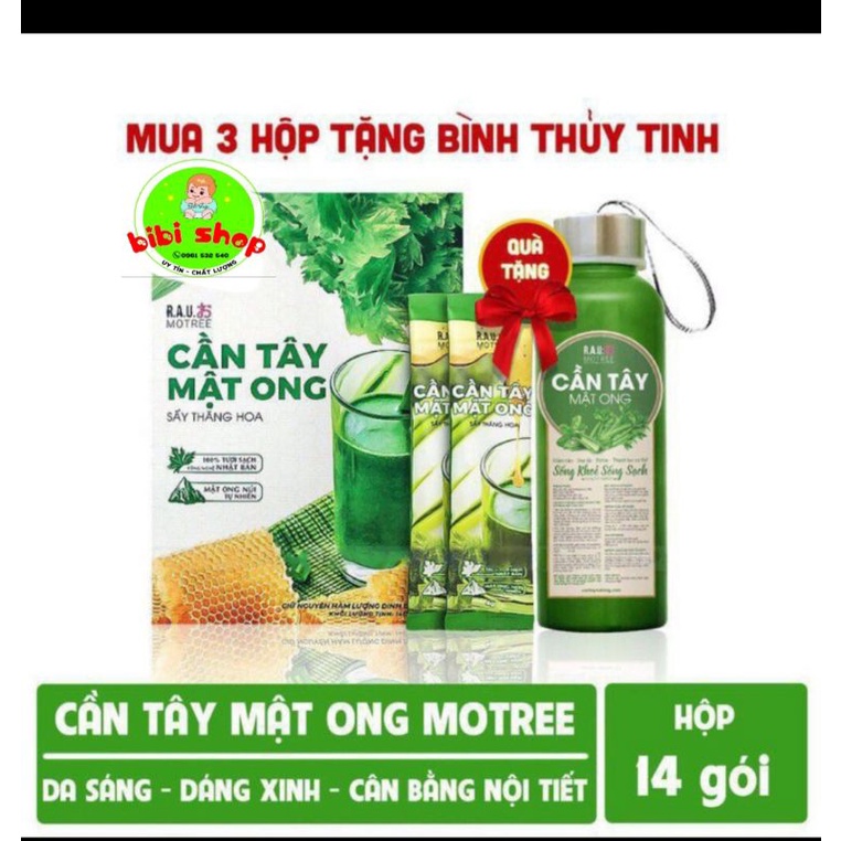 Bột cần tây hàng chính hãng (mua 3 hộp tặng 1 bình)