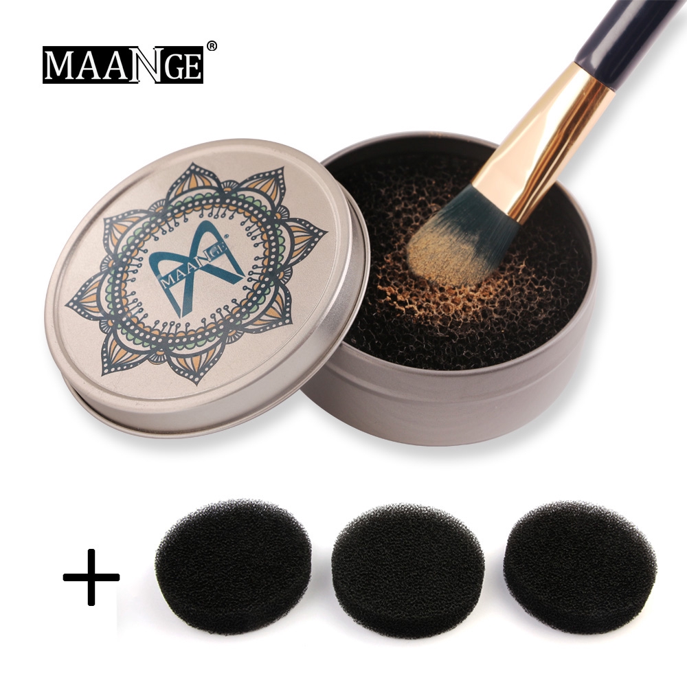 Bộ 4 Miếng Mút Maange Dùng Vệ Sinh Cọ Trang Điểm