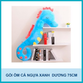 Xả Hàng Gối Ôm Cá Ngựa 75 Cm Đáng Yêu Cho Bé
