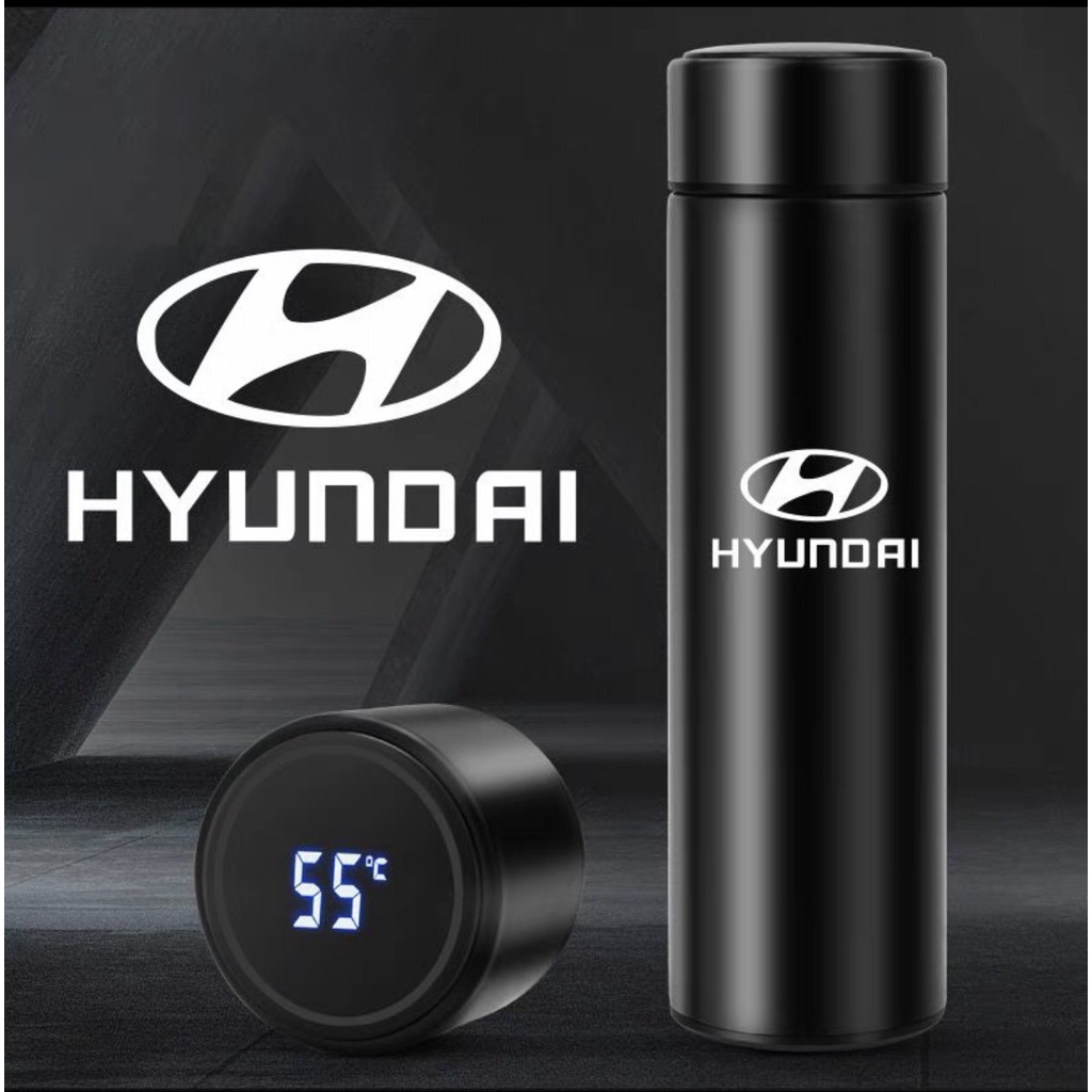 Bình Giữ Nhiệt Cảm Ứng 500ml Thông Minh, Inox 304 An Toàn Khắc LOGO Hãng Xe