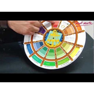 Bảng hướng dẫn pha màu Mont Marte.