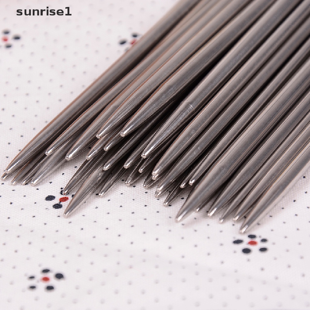 Sunrise1 Set 35 Kim Đan Len Thẳng Dài 20cm Bằng Thép Không Gỉ DIY