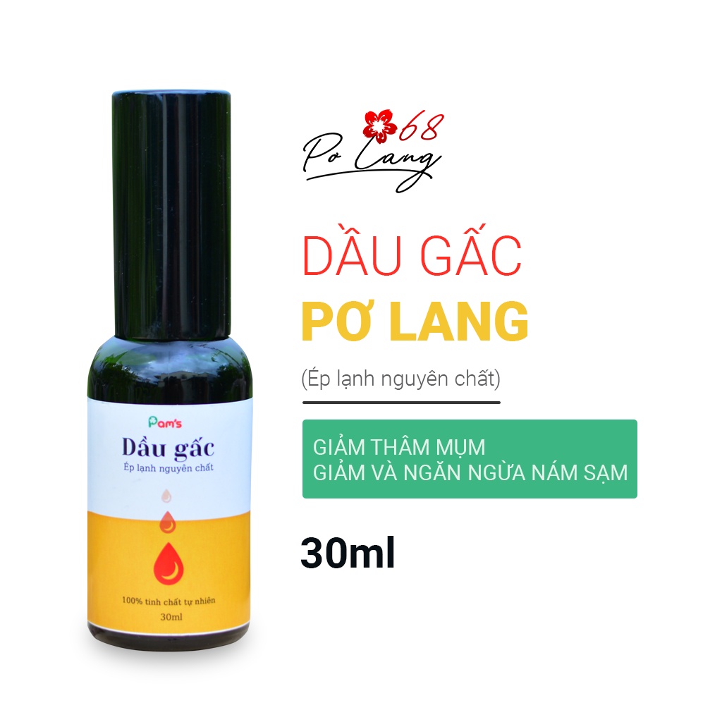 Tinh Dầu Gấc Pơ Lang Giảm Thâm Mụn Và Ngăn Ngừa Nám Sạm - 10-30ml